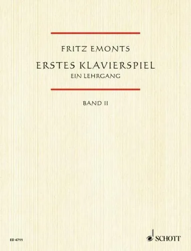 Erstes Klavierspiel II Fritz Emonts