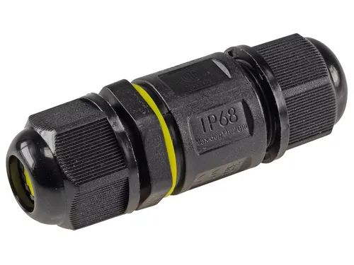 CHILITEC Kabelverbinder, 3-polig, Schraubanschluss, IP68