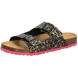 Lico Pantolette Bioline Platino schwarz 40 EU - Hochwertige Pantoletten in Größe 40, aus langlebigem Synthetik mit bequemer Ledersohle und rutschfester Gummisohle – ideal für den Alltag.