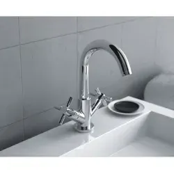 Herzbach Stilo Waschtisch-Zweigriffarmatur 14.953100.1.01