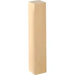 EDUPLAY 210206 Schnitzholz Quadratstange, 3,5 x 3,5 x 20 cm, natur