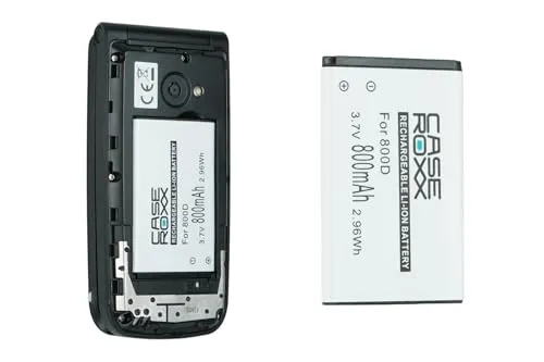 caseroxx Handy Li Ion Akku kompatibel mit SPC Titan, Ersatzakku für Ihr Telefon (800 mAh)