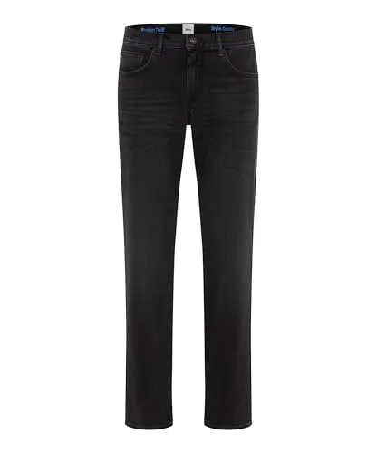 BRAX Style CADIZ Herren 5-Pocket-Jeans, Größe 38, schwarz - Trendige 5-Pocket-Jeans im Straight Fit aus hochwertigem Baumwollmix für optimalen Tragekomfort und Bewegungsfreiheit. Mit coolen Used-Effekten für einen lässigen Look – ideal für jede Gelegenheit.