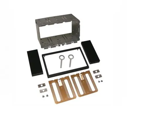 Doppel DIN Autoradio Blende Komplettset Renault Trafic Citroën C2/C3 VW Golf IV