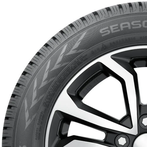 Nokian Seasonproof 185/60 R15 88 H - Ganzjahresreifen - Autoreifen mit hervorragender Sicherheit bei winterlichen Bedingungen dank multifunktionalem Lamellenprofil und Schneekrallen. Hohe Laufleistung und Kraftstoffeinsparung durch optimierte Gummimischung.
