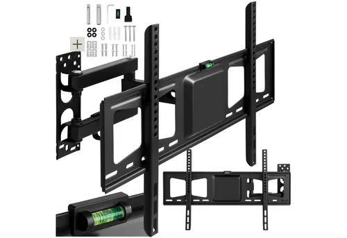 tectake TV-Wandhalterung TV Wandhalterung, (bis 100 Zoll, mit Montagematerial, für 32 - 100 Zoll (81 - 254 cm)