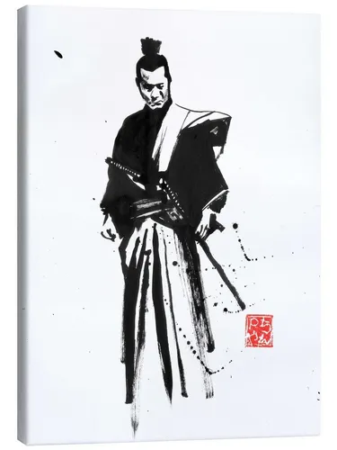 Posterlounge Wandbild Samurai, Péchane, erhältlich als Poster, Leinwandbild, Wandsticker oder Acrylglasbild