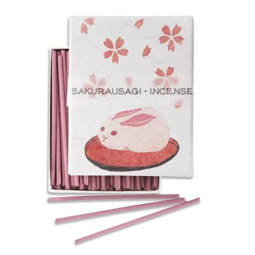 Kousaido Japanische Räucherstäbchen Hanga Cherry Blossom, 90 Sticks à 7 cm, 1 Set, 1 Packung