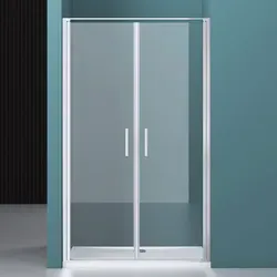Mai & Mai Dusch-Drehtür Teramo66, 90x195 cm - Elegante Nischentür aus 8mm ESG-Sicherheitsglas mit NANO-Beschichtung für müheloses Reinigen und einfachen Zugang dank Hebe- & Senkmechanismus. Ideal für modernes Badezimmer.
