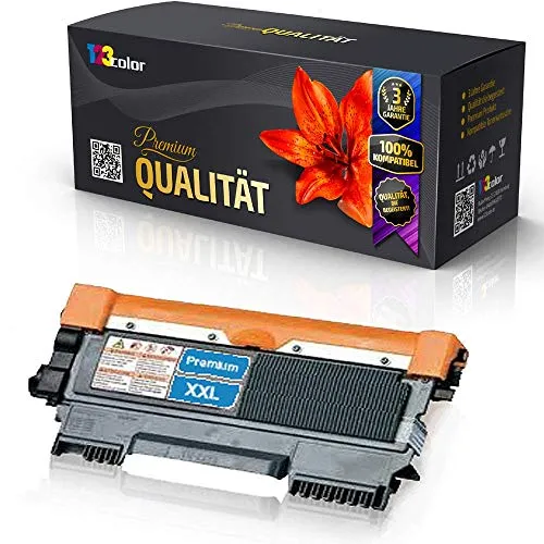 123Color kompatible XL Tonerkartusche für Brother TN 2010 TN2010 DCP 7055 DCP 7055W DCP 7057 HL2130 R HL2130R HL2132 R HL2132R HL2135W HL2140R 4.000 Seiten TN2010 TN 2010