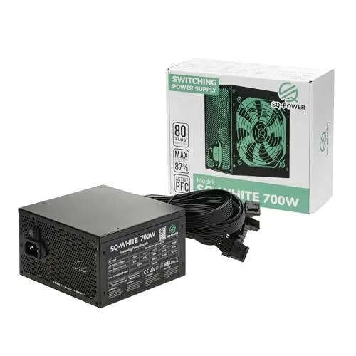 SQ-Power 700 Watt 80 Plus Gaming Netzteil, Silent