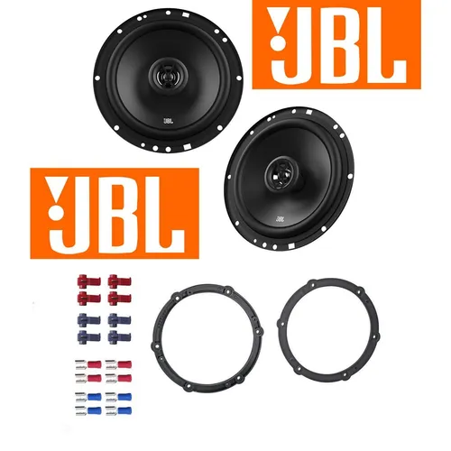 JBL Koaxial Auto Lautsprecher für Peugeot 107 (2005-2014) - Car-HiFi-Lautsprecher mit 16,5 cm Durchmesser und 80 W Sinusleistung, inklusive kfz-spezifischem Einbauset für optimalen Klang in deinem Peugeot.