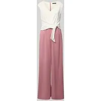 Vera Mont Damen Jumpsuit mit weitem Bein 46 in pink von Vera Mont