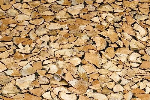 d-c-fix Möbel-Klebefolie Feuerholz, 45 cm x 2 m - abwaschbare und selbstklebende Deko-Folie für Küche, Schrank, Tisch & Fensterbank - modern & nachhaltig