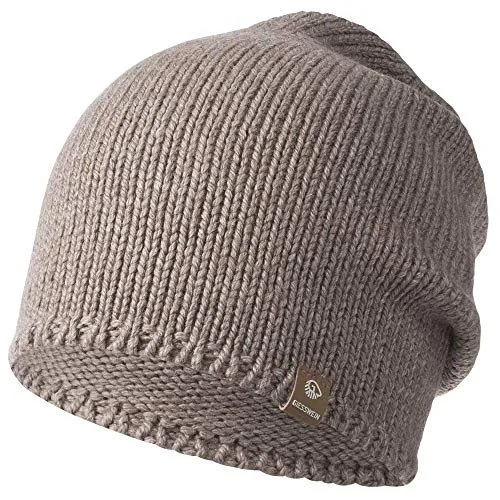Giesswein Mütze Hohloh - Leichte Strickmütze für Damen & Herren, Long Slouch Beanie, Merino Wollmütze Unisex