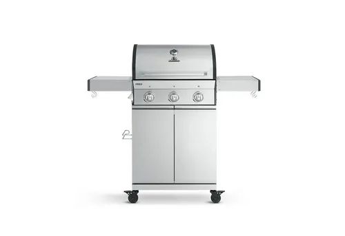 BURNHARD® Gasgrill FRED, 3-Brenner Gasgrill, Basic von BURNHARD®