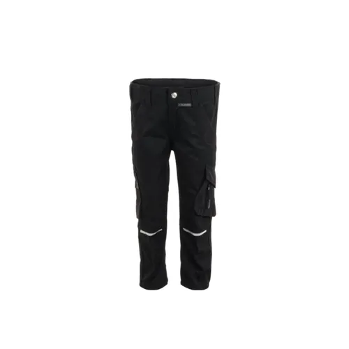 Planam Norit Kids Bundhose schwarz/schwarz Gr. 86/92 - Hosen für Kinder, strapazierfähige Bundhose aus 65% Polyester und 35% Baumwolle, ideal für Spiel und Freizeit.