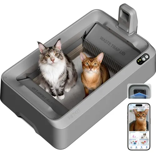 Selbstreinigende Katzentoilette PETKIT Purobot Crystal Duo Kamera (Beschreibung)