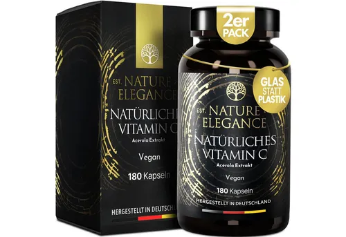 NEOLYMP Natürliches Vitamin C aus Acerola – Hochdosiert & Vegan - Wasserlösliches Vitamin C aus hochdosierter Acerola, vegan und ohne Zusatzstoffe. Unterstützt das Immunsystem und die Zellgesundheit – ideal für einen gesunden Alltag!