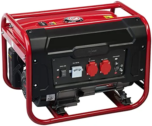 revolt Tragbarer Benzin-Generator 2.600 W (2.800 W Spitze)
