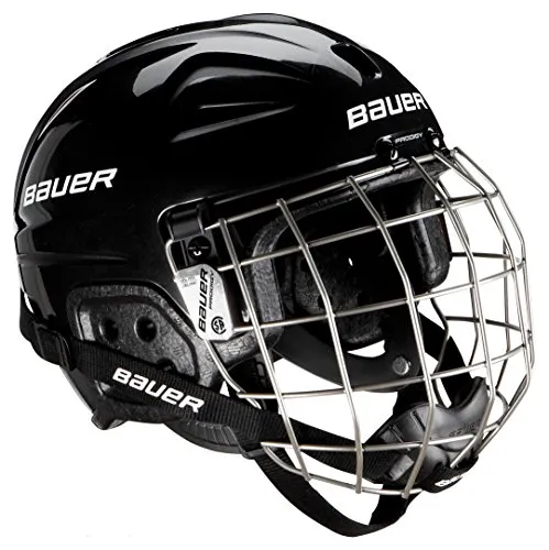 Bauer Erwachsene Helm Helmet LIL Sport Combo mit Gitter, Schwarz, One size, 1036927