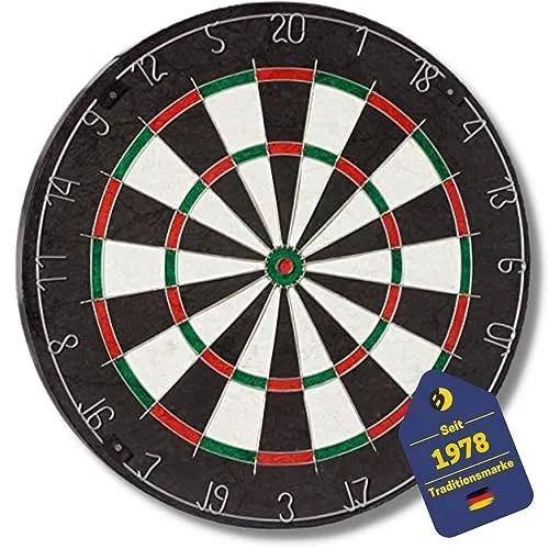 B Best Sporting Dartautomat Dartscheibe Sisal 45,5 cm - Hochwertige Zielscheibe mit drehbarer Metall-Spinne für präzise Treffer. Ideal für Steeldarts und Softdarts, aus langlebigem Sisal gefertigt.