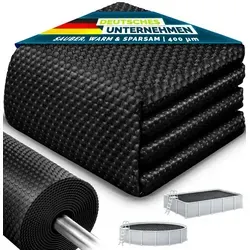 tillvex® Premium Pool Solarabdeckplane 400 µm Rund Ø 305 cm von tillvex