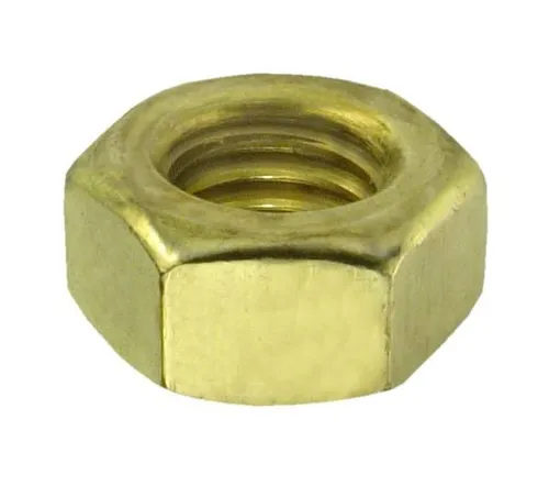 connex Sechskantmutter M8 Messing - 10 Stück Sechskantmutter