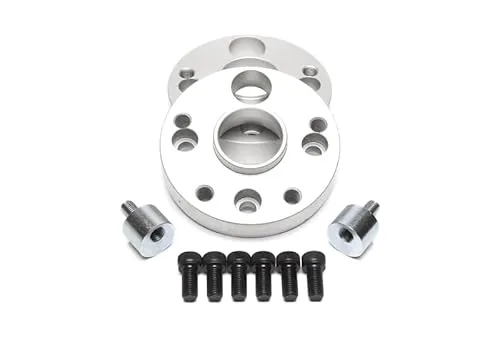 Adapterscheiben Lochkreisadapter aus Hochfestigkeitsaluminium gefertigt inklusive Schrauben zur Befestigung der Adapterscheiben X-Parts 4x100 auf 5x112 NLB 57,1mm (25mm)