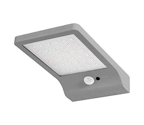 Osram LED Doorled Solar Batteriebetriebene Leuchte, für Außenanwendungen, Kaltweiß, integrierter Bewegungssensor SolarPanel