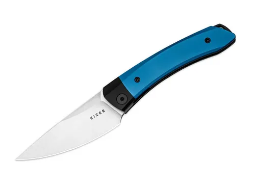 Kizer Taschenmesser Mini Momo 154CM Aluminium Schwarz & Blau - Das Kizer Mini Momo 154CM Aluminium Schwarz & Blau vereint modernes Design mit Funktionalität. Die hochwertige Klinge aus 154CM und der stilvolle Griff aus Aluminium machen es zum idealen Begleiter für Camping und Outdoor-Aktivitäten.