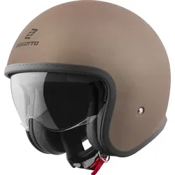 Bogotto H589 Solid Jethelm, sportlich und sicher - Motorradhelm mit thermoplastischer Außenschale und ECE 22.06 Zertifizierung, ideal für stilbewusste Fahrer, inklusive herausnehmbarem Innenfutter und Ratschenverschluss.
