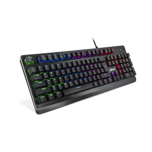 NK-2000ME Gaming-Tastatur schwarz, DE-Layout - Tastaturen mit kabelgebundener Verbindung und RGB-Beleuchtung für ein beeindruckendes Gaming-Erlebnis.