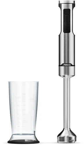 Princess Edelstahl-Stabmixer Prof XXL - Handmixer mit 1500W, extra-langen 50 cm Edelstahlstab und 5 Geschwindigkeiten für perfekte Ergebnisse bei Smoothies, Suppen und mehr – ideal für große Mengen!