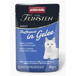 ANIMONDA Vom Feinsten Raffinesse Huhn mit Lachs in Gelee 85g