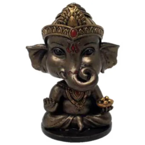 MAYER CHESS Wackelkopf Ganesha in braun von MystiCalls