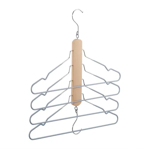 Mehrfach kleiderbügel Raumsparbügel Antirutsch 4 Haken Kleiderbügel-Organizer