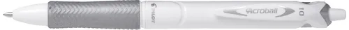 PILOT Druckkugelschreiber Acroball Pure White schwarz