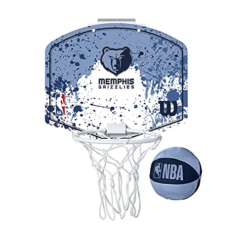 Wilson Mini-Basketballkorb NBA Team Mini Hoop, Memphis Grizzlies, Kunststoff