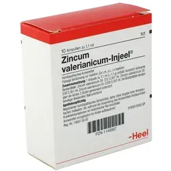 ZINCUM VALERIANICUM INJEEL Ampullen 10 St von Heel