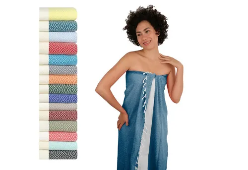 furora HOLIDAY Saunatuch XXL 100x200 - Saunahandtuch aus 100% Bio-Baumwolle, groß und perfekt für Damen und Herren, ideal für Wellness und Entspannung.