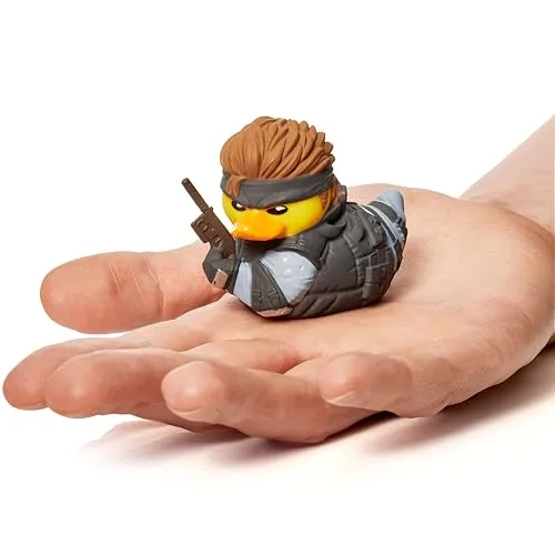 TUBBZ Kleine Solid Snake Sammelbare Vinyl-Gummientenfigur - Offizielles Metal Gear Solid Merchandise - Thriller Action Videospiele