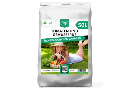 Best for Home Bio-Erde Best for Home Bio-Blumenerde – Torffrei, für Zimmer- & Balkonpflanzen Tomaten und Gemüseerde, Bio und torffrei, ideal für Blumenbeete und Kübel