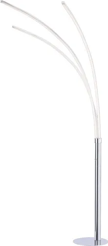 Just Light MAJA 15383-55 LED-Standleuchte - Moderne Stehleuchte mit drei warmweißen LED-Leuchtmitteln (3000K), energieeffizient und ideal als wohnliches Zusatzlicht.