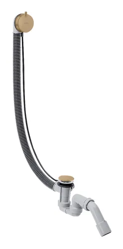 Axor Flexaplus S Komplettset Wannenein-, Ab- und Überlaufgarnitur für Sonderwannen - Brushed Bronze - 58318140