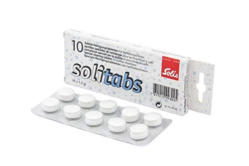 Solis Solitabs Reinigungstabletten Kaffeevollautomaten - Reinigungstabletten für Kaffeemaschinen - 10 Stück