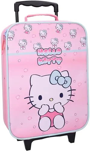 Vadobag Kinderkoffer Hello Kitty Trolley – Made To Roll Reisekoffer mit 2 Rollen