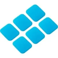 Nachkaufset EM 50 Gel Pads, Massagegerät blau, 6 Stück