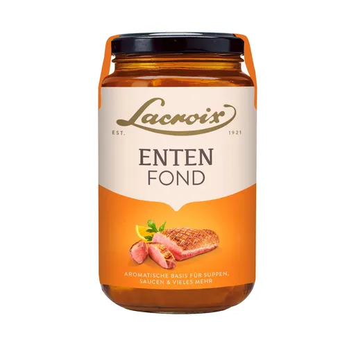 Lacroix Enten Fond Grundlage für Suppen und Saucen Glas 400ml
