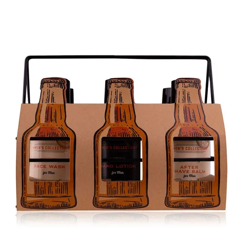 Geschenkset Sixpack Bier MEN'S COLLECTION Pflegeset Körperpflege